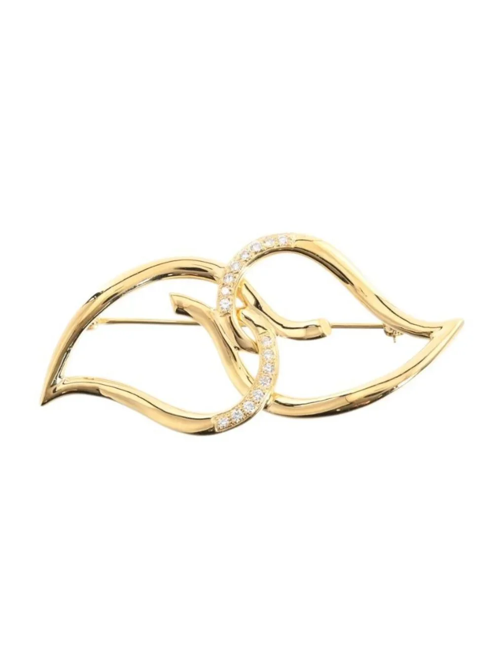 Tiffany & Co Brooch Double Leaf